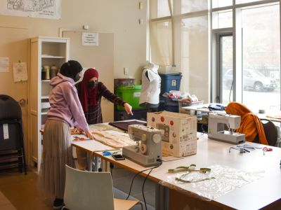 new regent park sewing studio for neighborhood women, empowering community